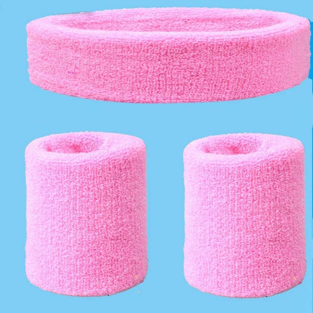 Băng đô đeo đầu và đai đeo tay thấm mồ hôi khi tập gym thể hình cho nữ BERNARDO