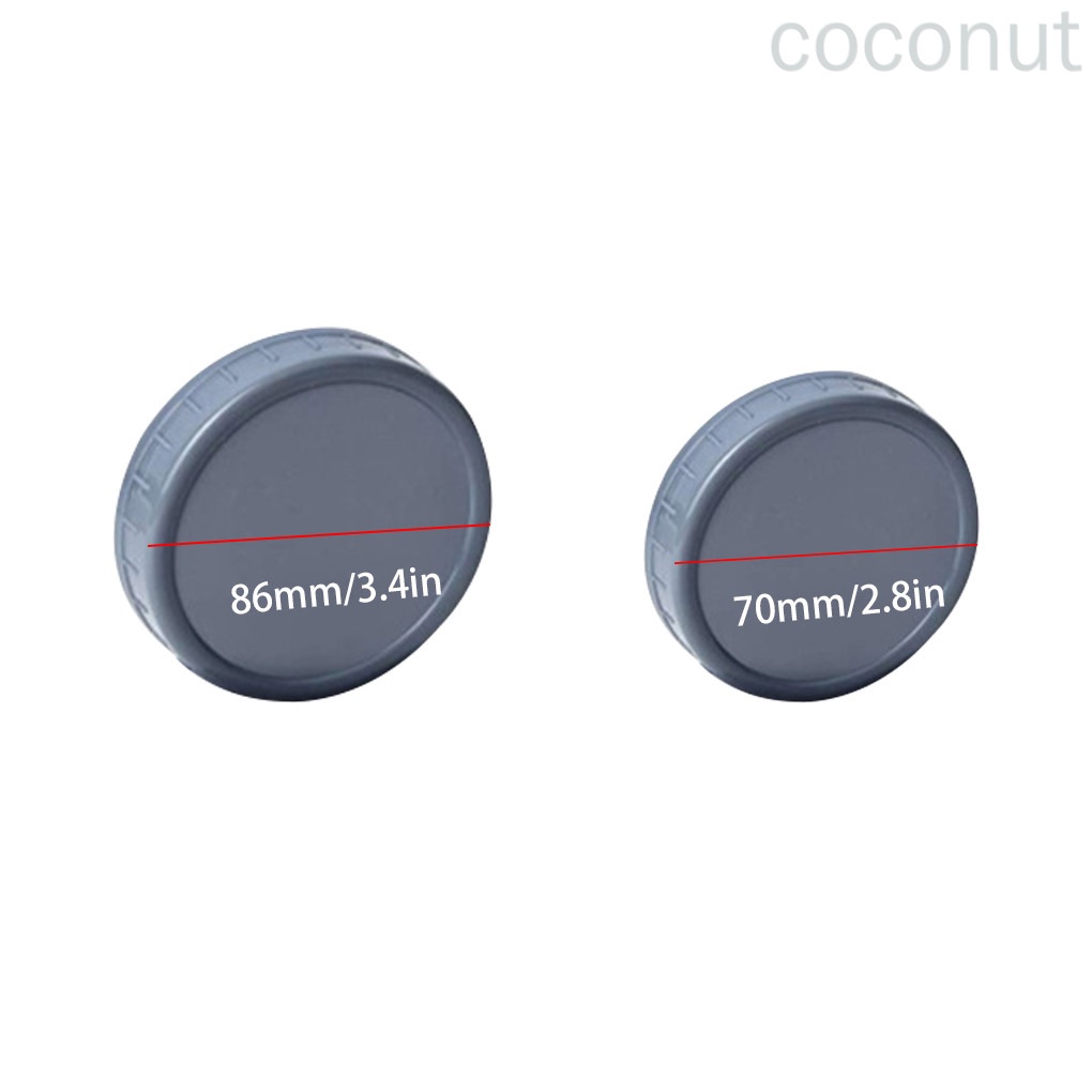 Set 16 Nắp Đậy Bình Nước 70mm 86mm Bằng Nhựa Chống Rò Rỉ Tiện Dụng