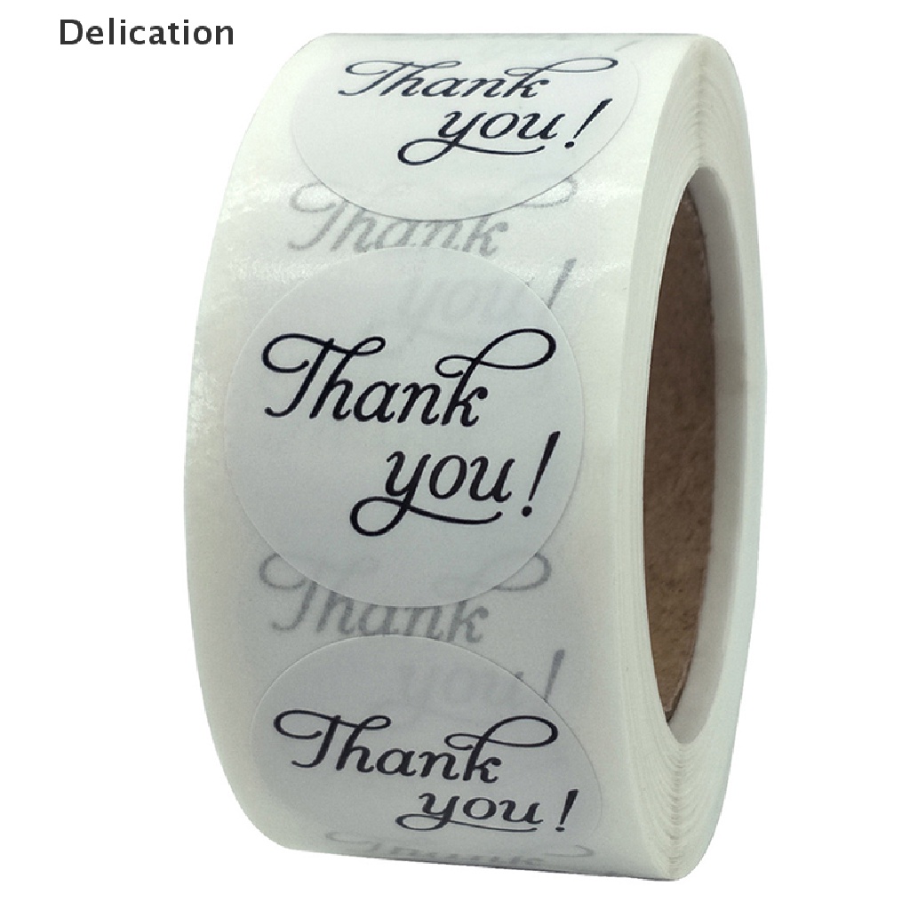 500 Nhãn dán Thank You ELEBUY đóng gói niêm phong quà tặng làm sổ lưu niệm thủ công trang trí túi đám cưới