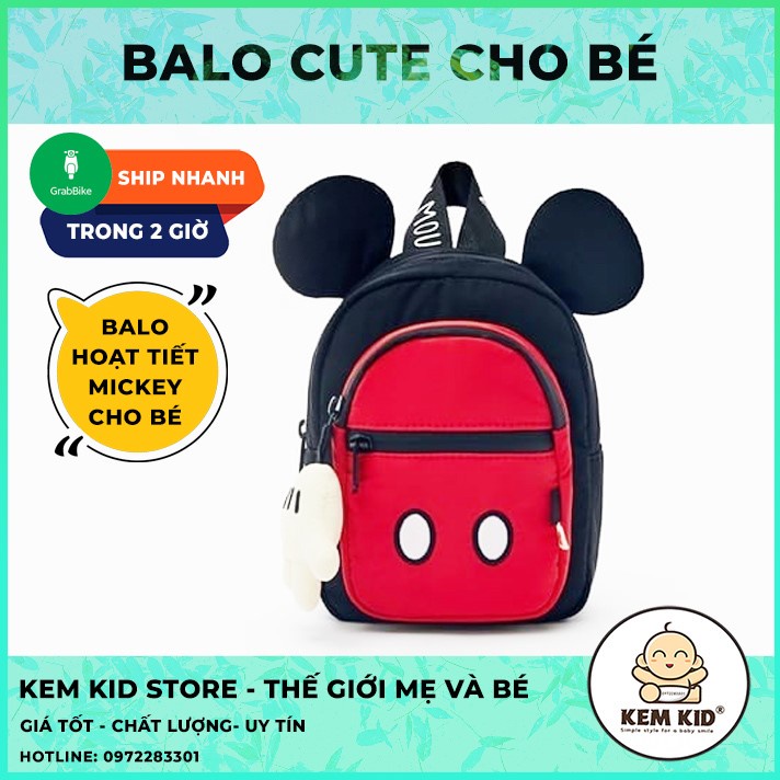 Balo Mickey móc khóa bàn tay