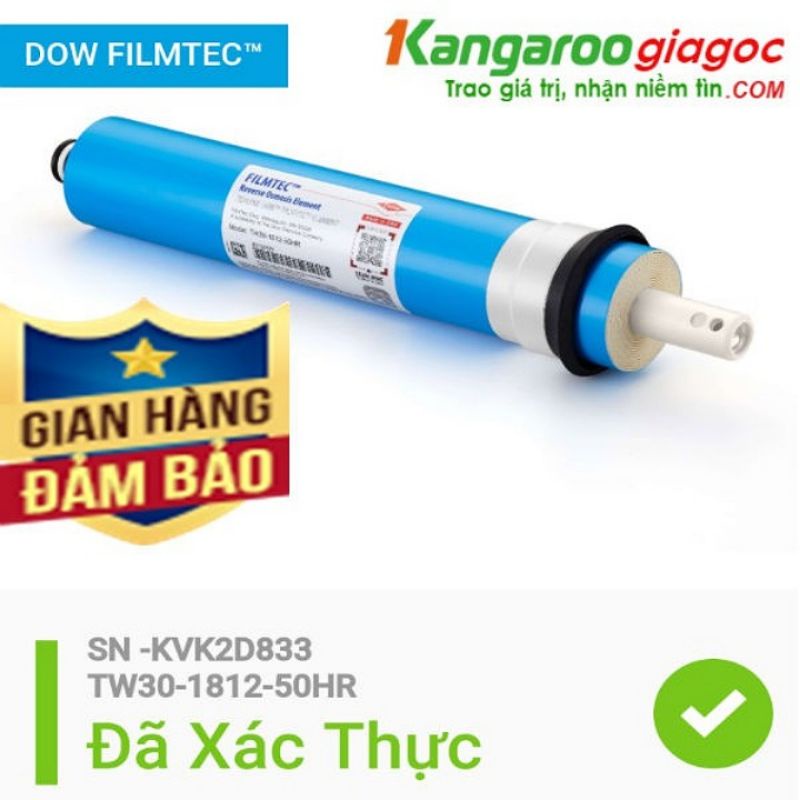 Màng lọc nước RO Filmtec chuẩn xịn, lõi lọc số 4 check code