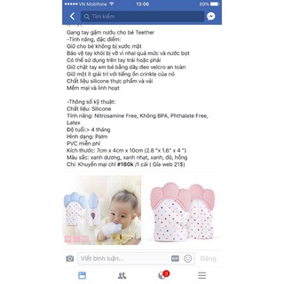 Gang tay gặm nướu Teether