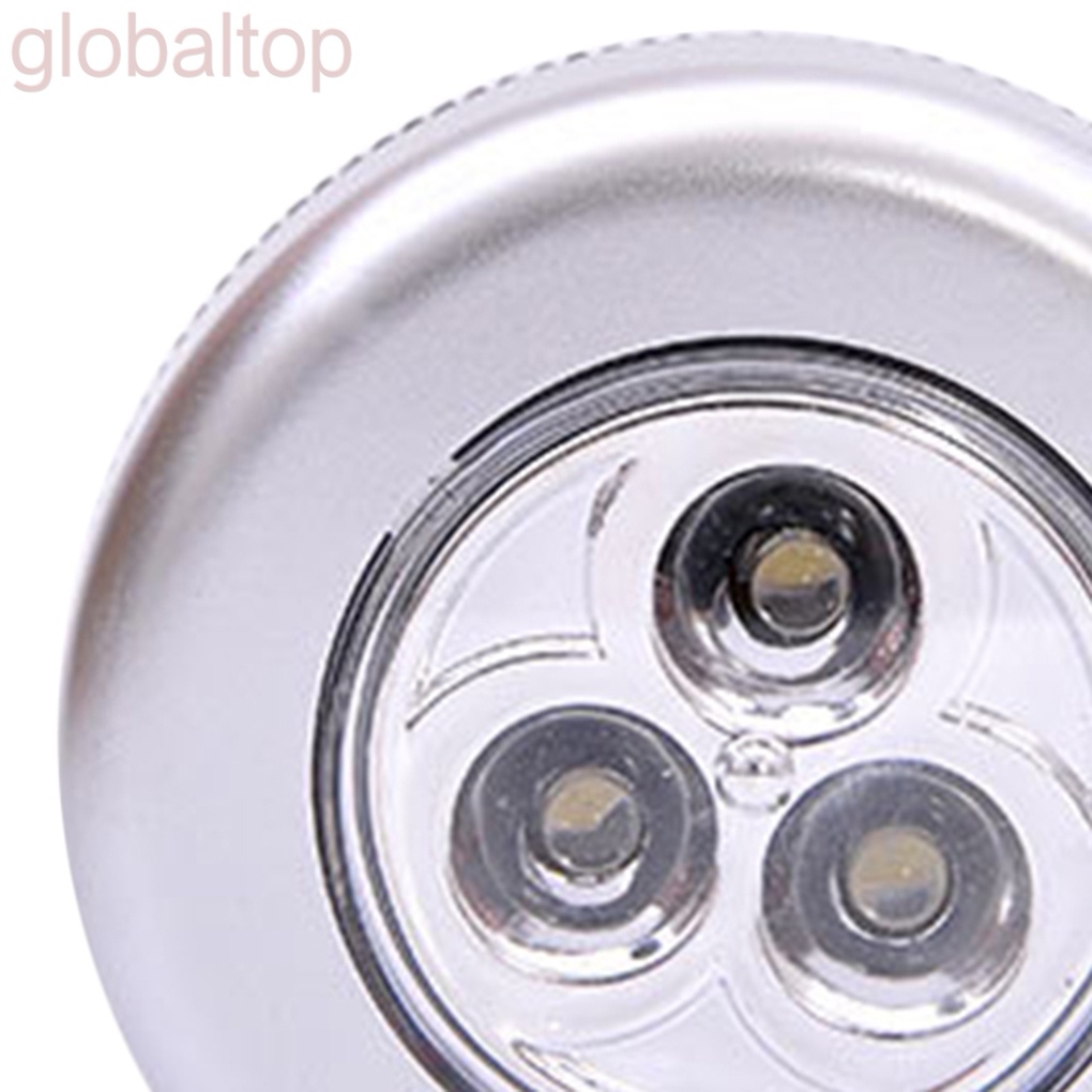 Đèn Led 3 Bóng Không Dây Cảm Ứng Chạm Sử Dụng Pin