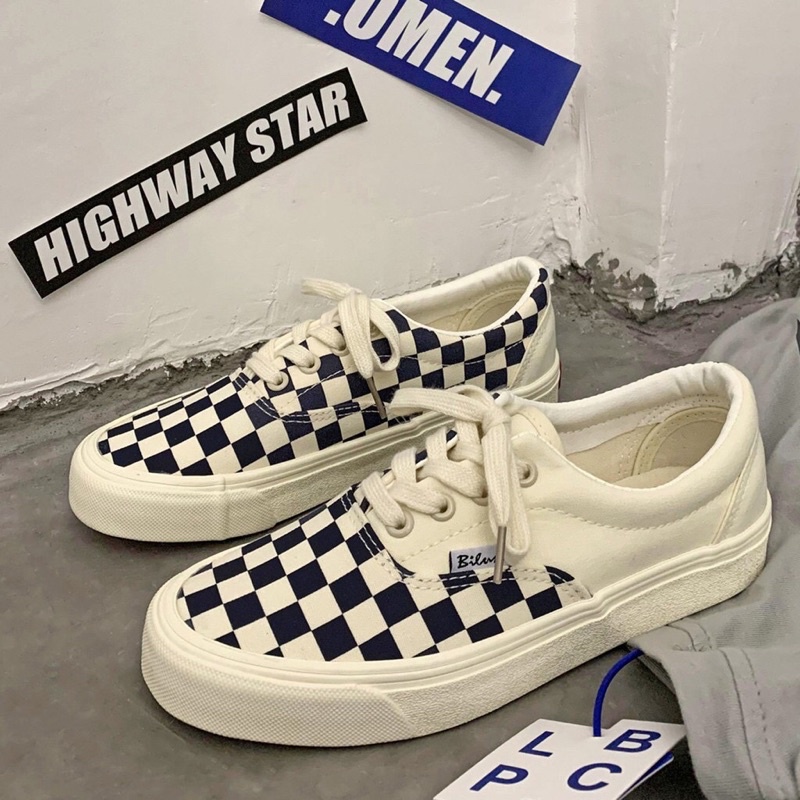 [SALE SỐC]❌ Giày 𝐕𝐀𝐍𝐒 Caro Buộc Dây, 𝐕𝐀𝐍𝐒 Vaul Old Skool Lười Cực Hot 2021 | BigBuy360 - bigbuy360.vn