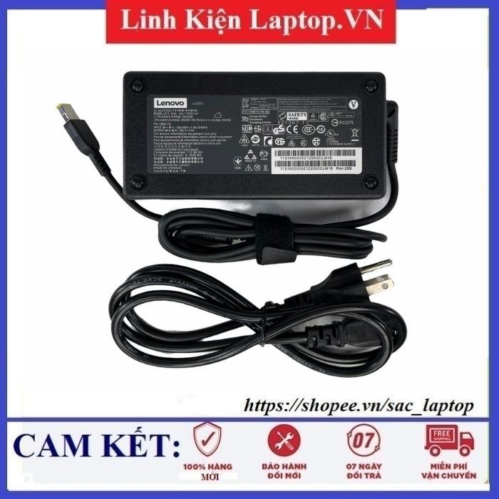 Sạc Lenovo ThinkPad 20V - 8.5A - 170W chân USB W540 W541 P50 P70 T440P T540P Legion Y720