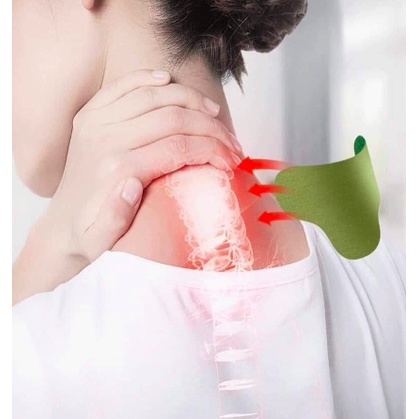 HỘP 12 MIẾNG Cao Dán Vai Gáy Cứu Ngải Nhức Mỏi Xương Lưng Đầu Gối Hiệu Quả