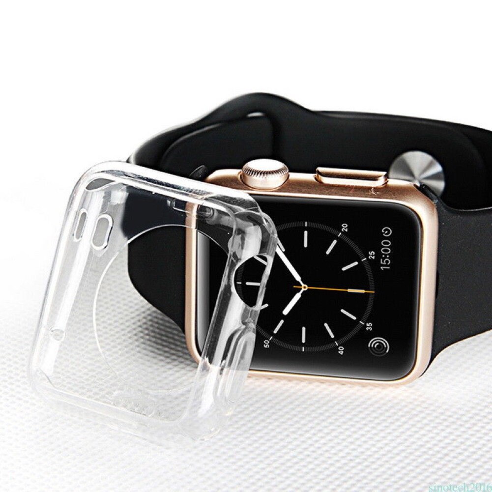Vỏ Tpu Mềm Bảo Vệ Màn Hình Đồng Hồ Thông Minh Apple Watch Series 1 / 2 / 3 Kích Thước 40mm / 44mm