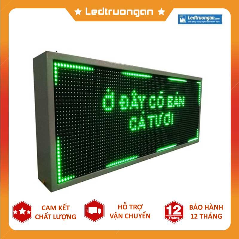 Combo biển quảng cáo led ma trận P10 màu xanh ngoài trời từ 3 đến 18 tấm, bảo hành 1 năm