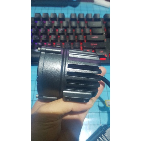 Đèn trợ sáng xe máy bi led pha và cos laser 60w cao cấp