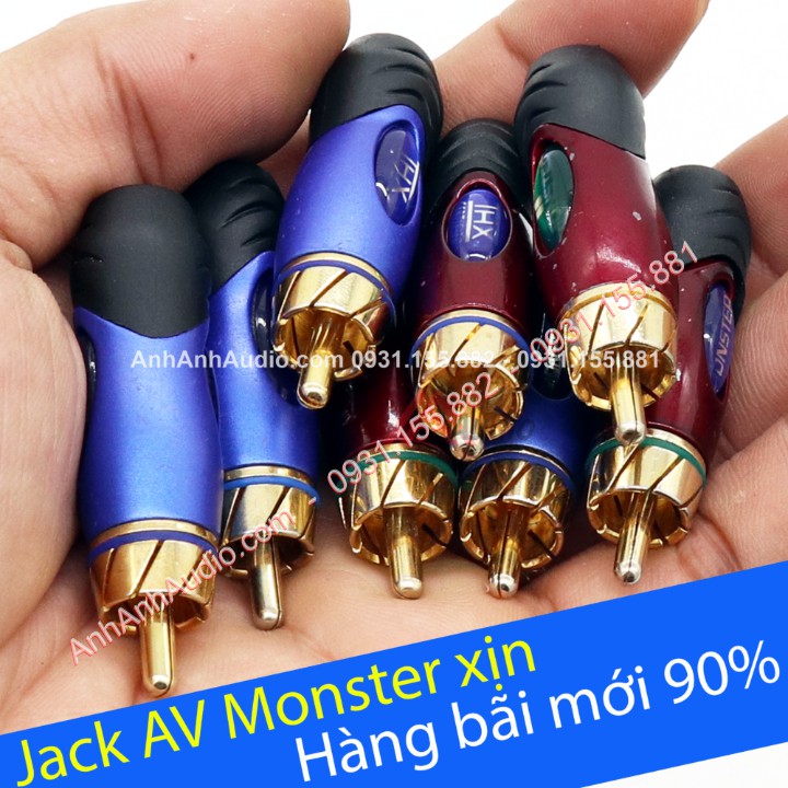 [Mã ELHACE giảm 4% đơn 300K] Jack AV Bãi Monster xịn ( Mẩu AV_A1 ) giá 01 cái