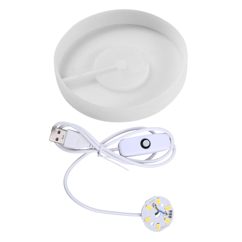 Khuôn Silicone Làm Đèn Bàn Trang Trí DIY