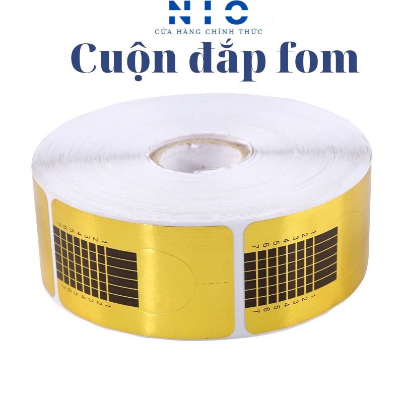 Giấy đắp fom móng 500 miếng