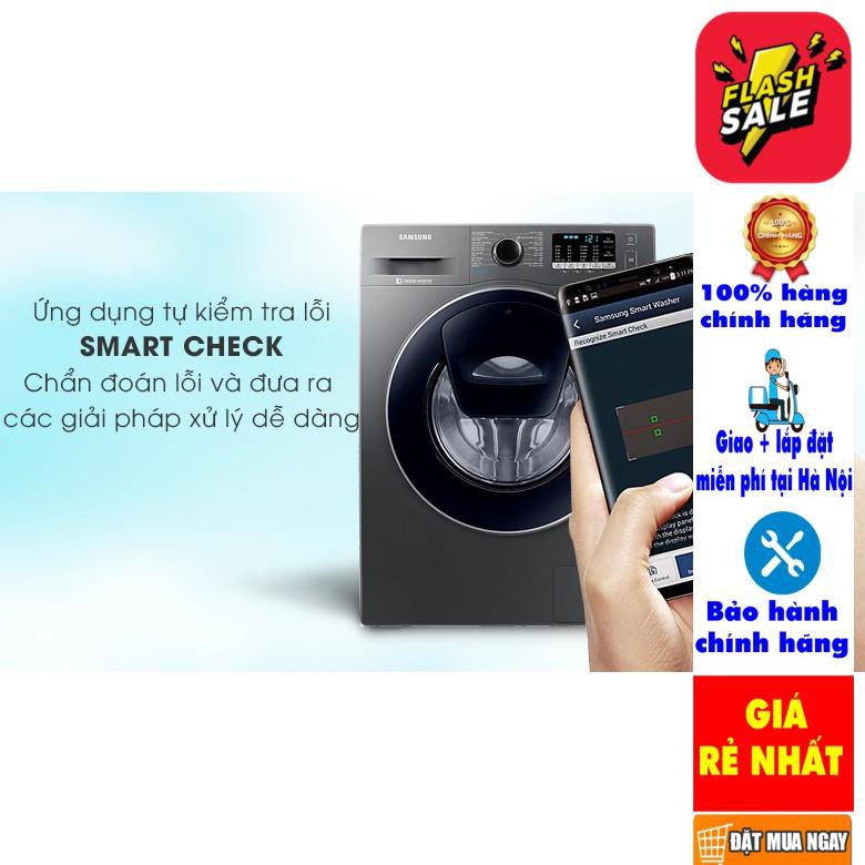 Máy giặt Samsung AddWash Inverter 8.5 kg WW85K54E0UX/SV (Miễn phí giao tại HN-ngoài tỉnh liên hệ shop)