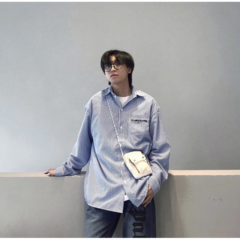 SBLS Striped Blue Shirt (Áo sơmi)