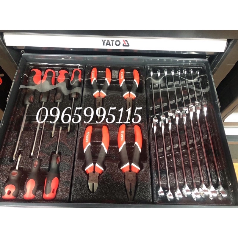 Tủ đựng đồ nghề sửa chữa YATO 6 ngăn 177 chi tiết YT-55300