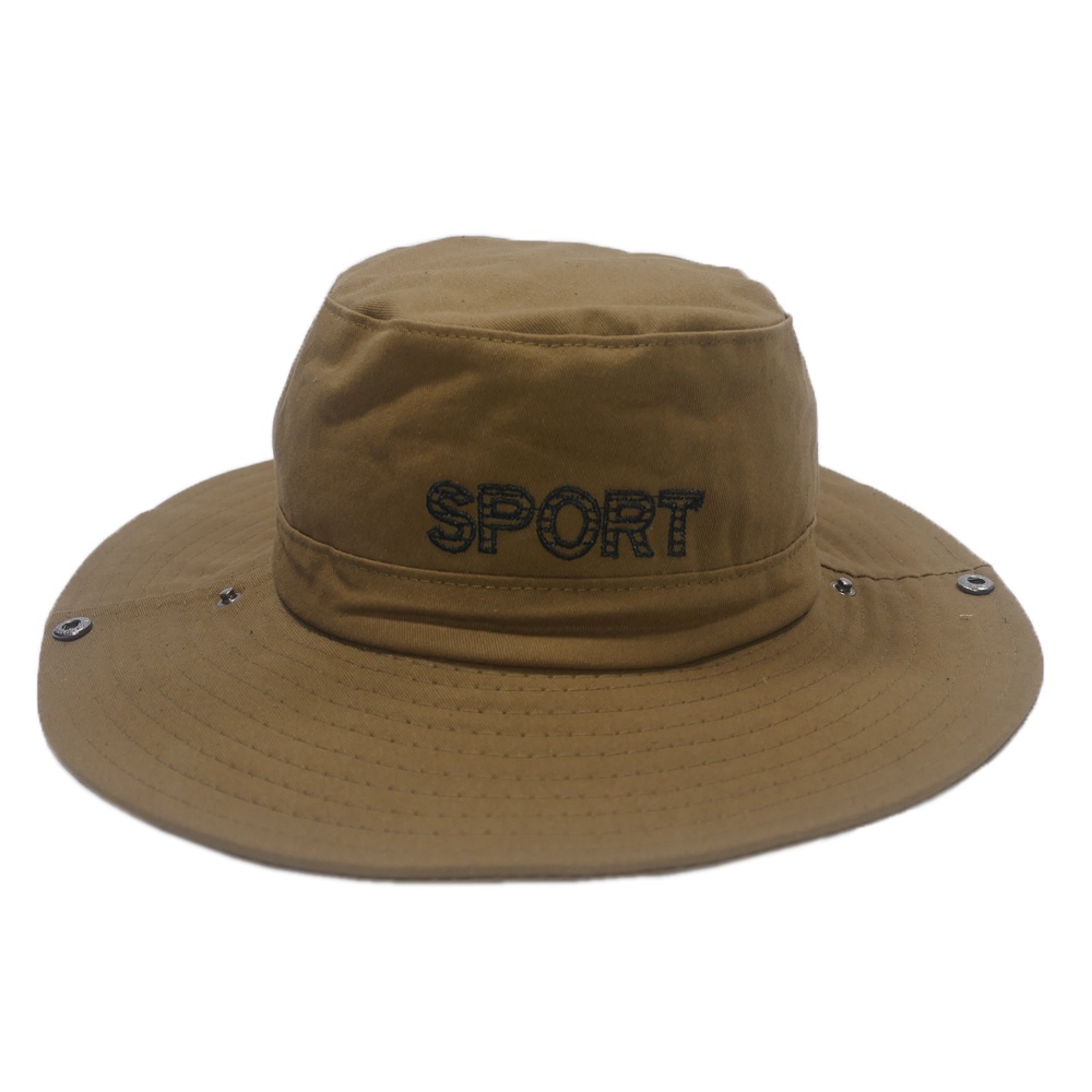 [ Nhiều mẫu ] Nón tai bèo nam vành rộng 8,5 cm thêu chữ SPORT kết hợp vải cotton tốt mềm mại