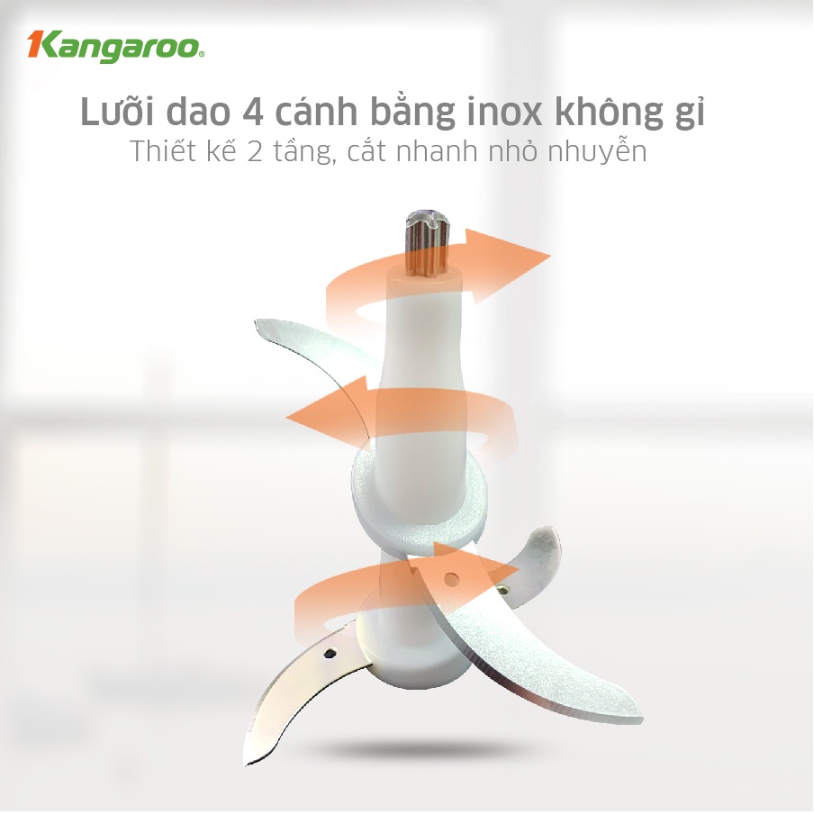 [Mã ELHADEV giảm 4% đơn 300K] Máy xay thịt 1.2l Kangaroo KG12T