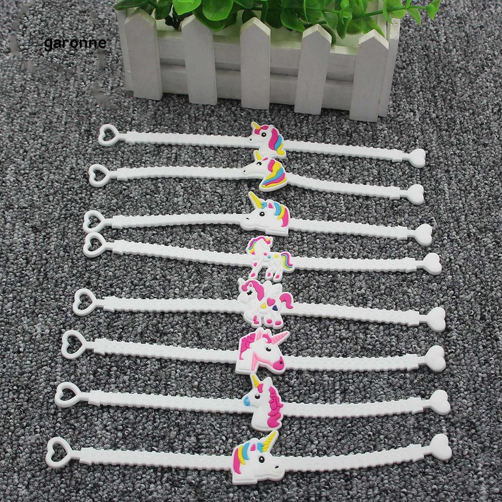 Set 5 Dây Đeo Tay Ghép Hình Ngựa Một Sừng Dễ Thương Cho Bé