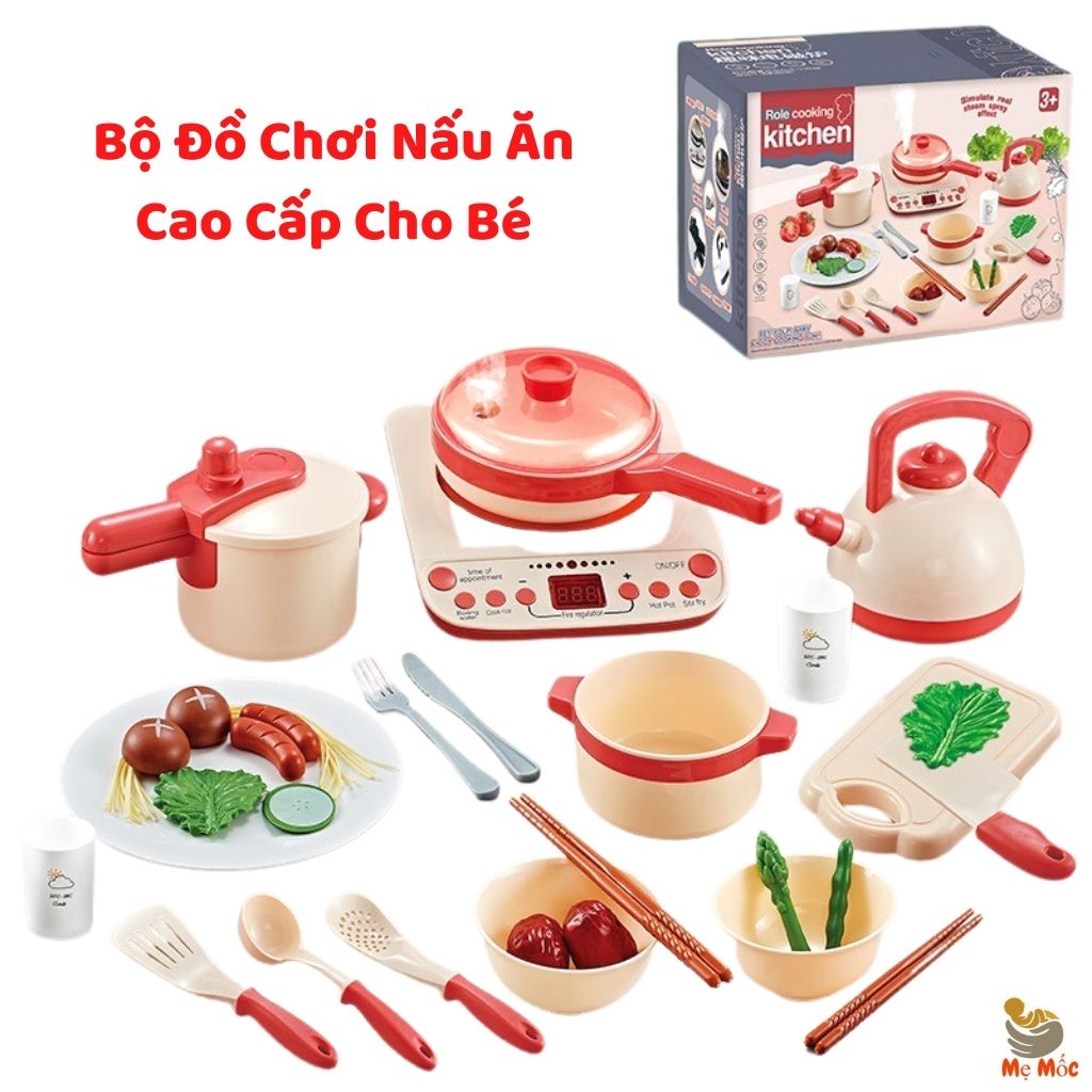 Bộ Đồ Chơi Nấu Ăn Nhà Bếp Cao Cấp Cho Bé Vui Chơi Sáng Tạo, Shop Mẹ Mốc ,NAKC