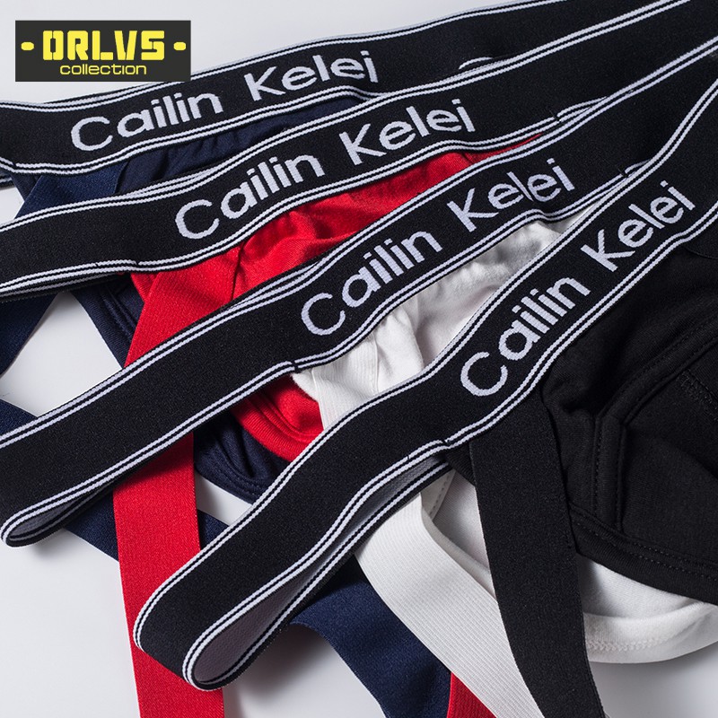 ORLVS Quần lót dây cotton mềm mại gợi cảm cho nam CK1501