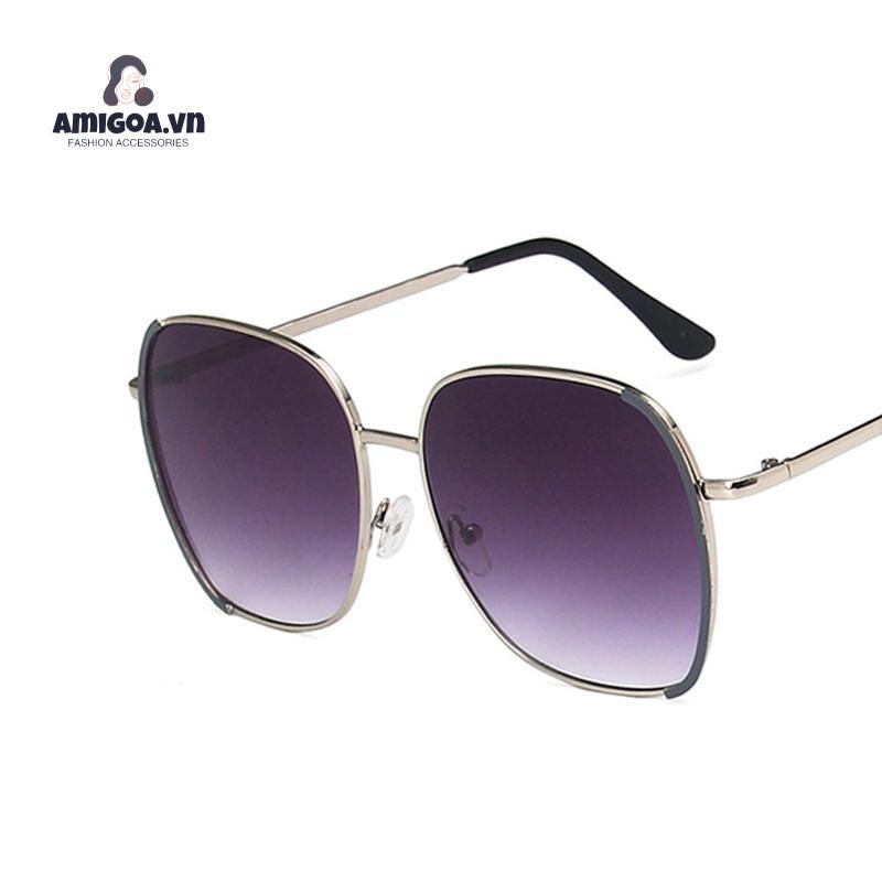 ✨✨Kính Mát Gọng Tròn Lớn Chống Tia UV Thời Trang Cho Nữ