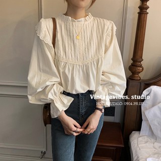 🚛[FREESHIP] Áo babydoll cổ bèo (hàng QC loại 1) - ảnh thật