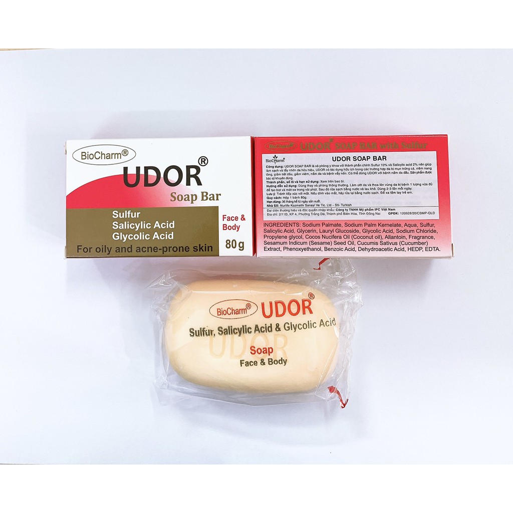 Xà phòng UDOR SOAP BAR 80g