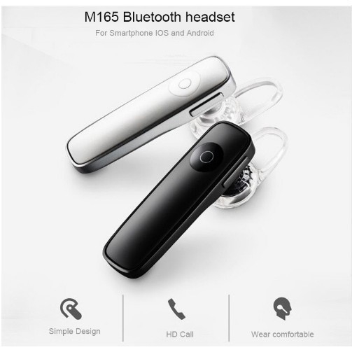 Tai Nghe Bluetooth M165 Không Dây Kiểu Dáng Nhỏ Gọn