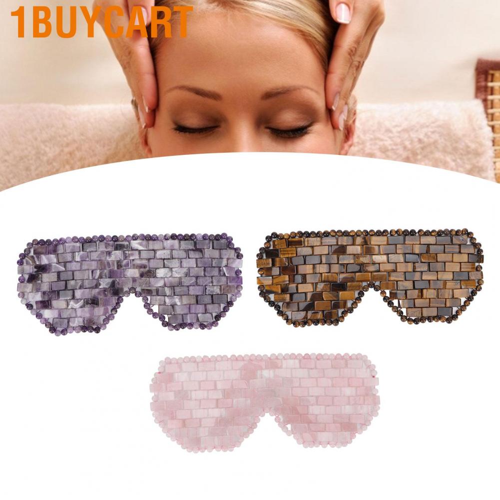 Miếng đệm mắt giảm mệt mỏi chất liệu đá ngọc bích xóa đi quầng thâm thích hợp sử dụng hàng ngày