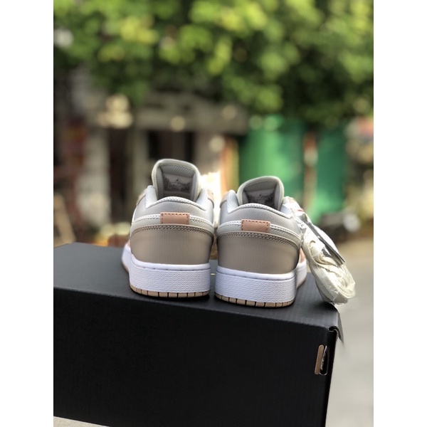 Giày thể thao Jordan low Milan, Giày sneaker JD1 hồng đất cổ thấp Milan cực hot mới nhất 2021 - hàng chuẩn Full Box Bill