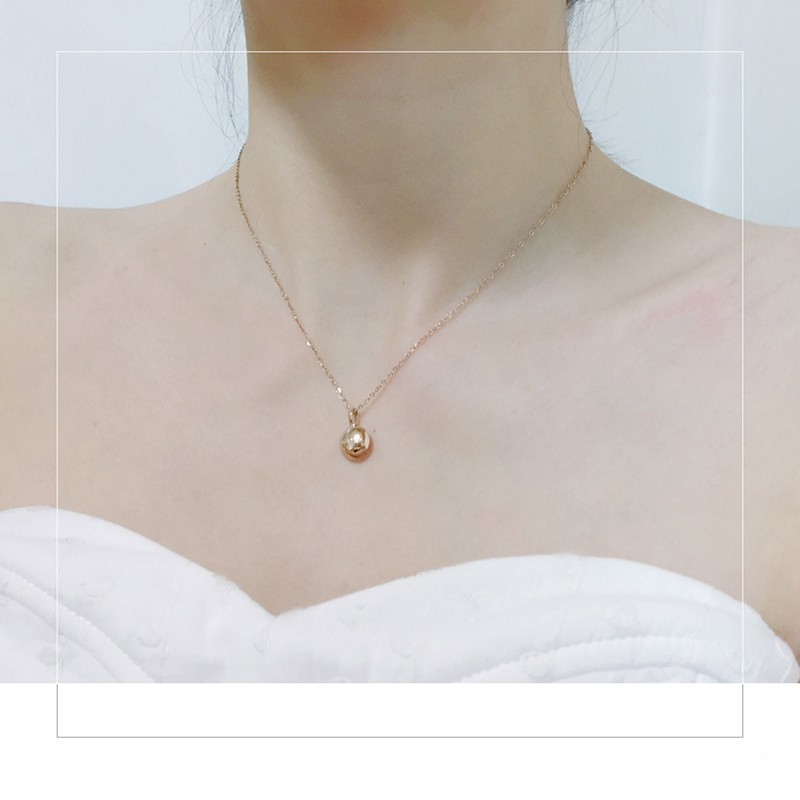 Vòng cổ mạ bạc B49 phong cách Hàn Quốc đơn giản xinh xắn