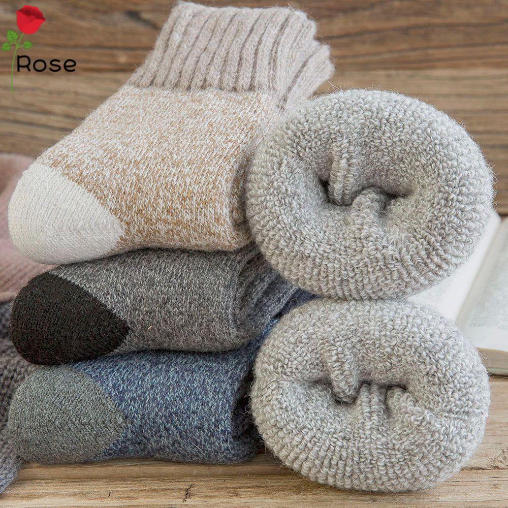 Đôi vớ len cashmere dày giữ ấm mùa đông chống lạnh nhiều màu tuỳ chọn cho nam