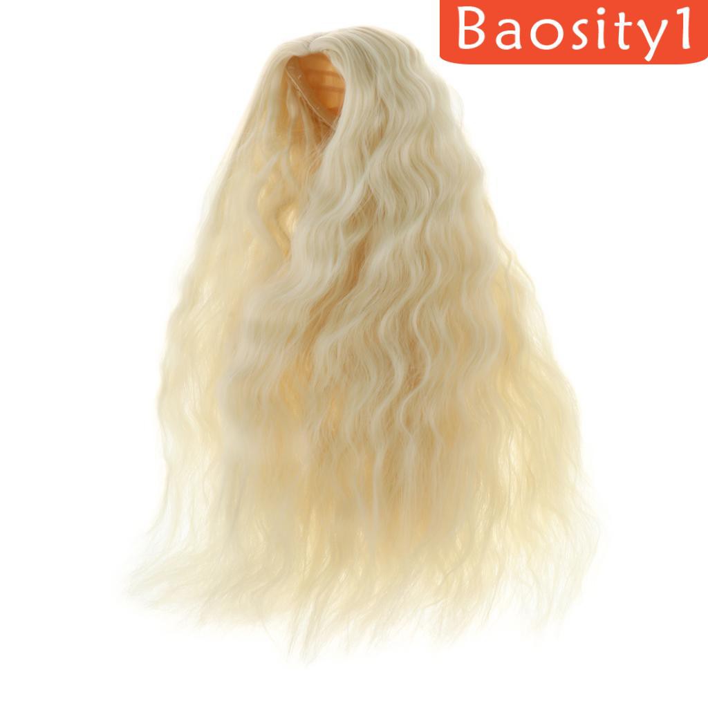 Tóc Giả Uốn Xoăn Cho Búp Bê 1 / 3 Bjd 9-10inch 22-24cm