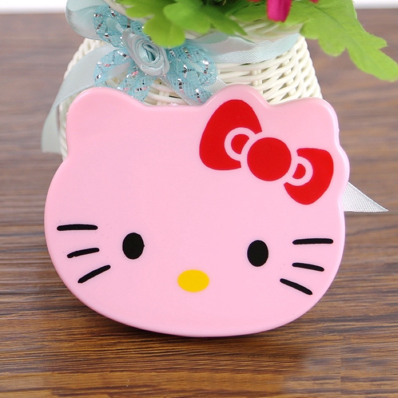 Gương trang điểm bỏ túi kèm lược Hello Kitty