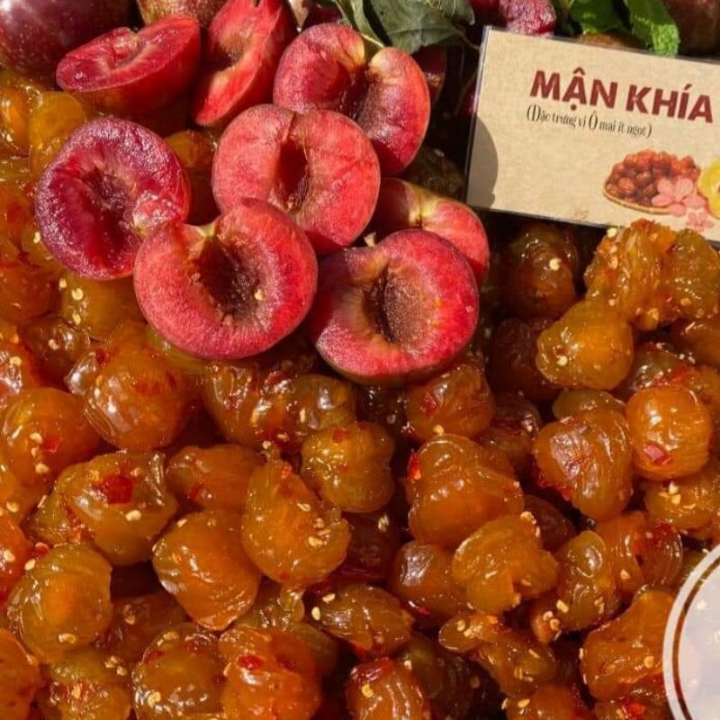 MỨT MẬN RIM/ MẬN KHÍA HÀ NỘI LẮC MUỐI ỚT