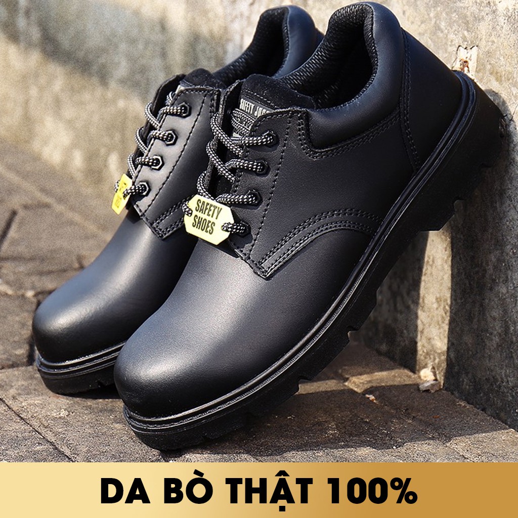 Giày bảo hộ lao động nam Jogger X1110 S3 SRC da bò thật cao cấp, chống nước, cấu tạo phi kim