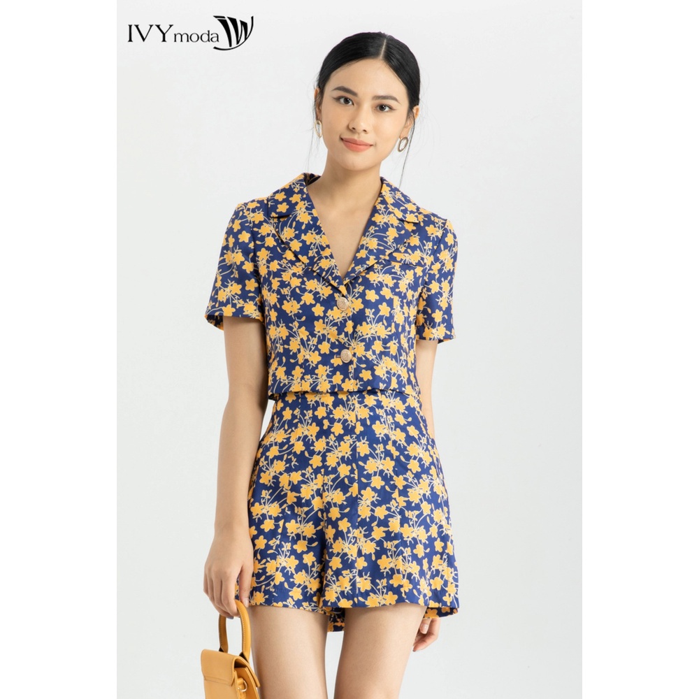 [NHẬP WABRTL5 GIẢM 10% TỐI ĐA 50K ĐH 250K ]Quần sooc lụa nữ ống suông IVY moda MS 20M6413