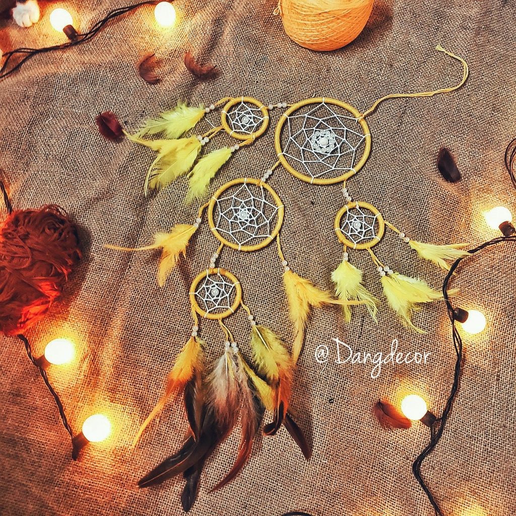 Dreamcatcher nhỏ siêu xinh trang trí nhà cửa