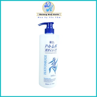 Sữa tắm dưỡng ẩm trắng da Ý Dĩ Hatomugi Naturie 800ml ( Chính hãng)
