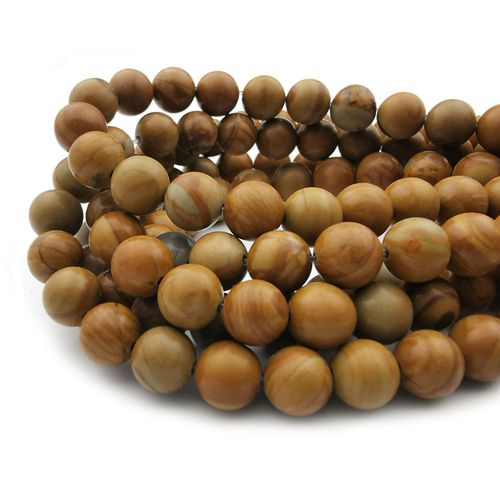 Chuỗi Hạt Đá Nham Thạch Đỏ 6mm/8Mm Dùng Làm Trang Sức Cho 1 Sợi