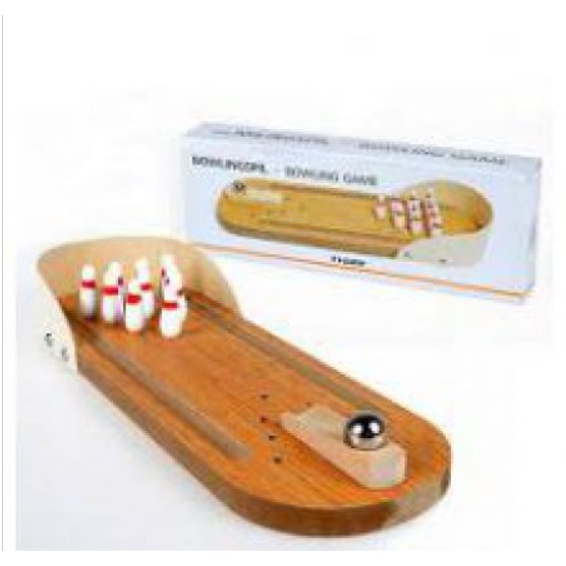 Trò Chơi Bowling Bàn Gỗ Mini Cho Bé