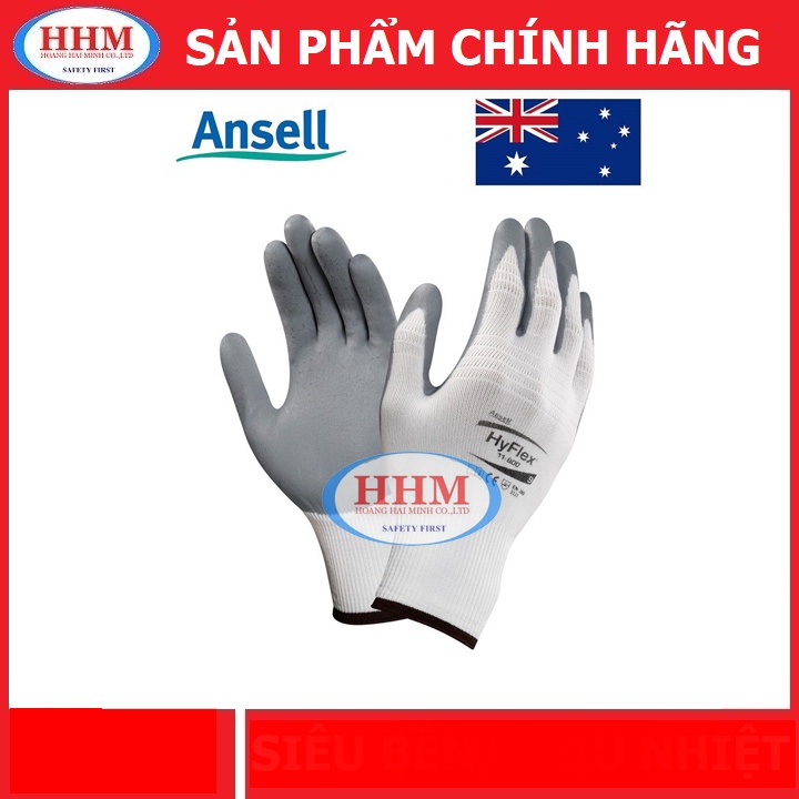 Găng tay Hyflex phủ Nitrile dầy Ansell 11-800