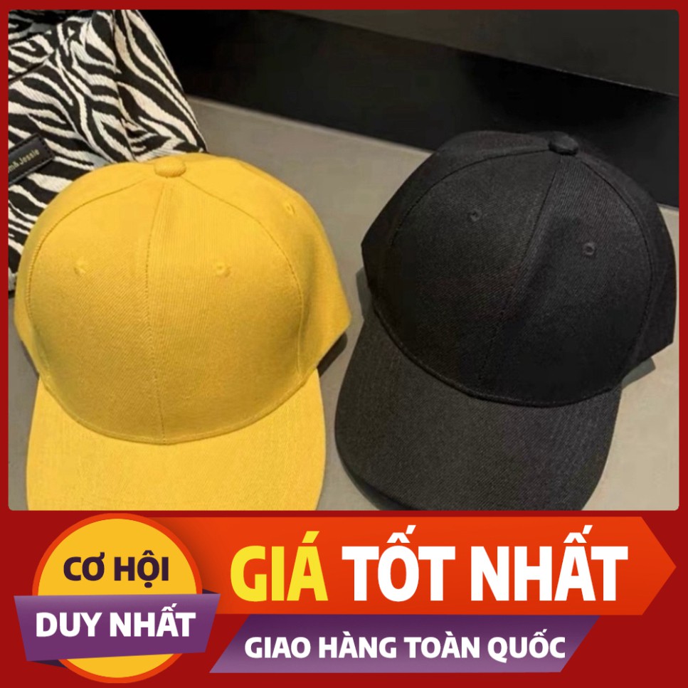 XU HƯỚNG TRẺ_ Mũ lưỡi trai trơn unisex nhiều màu sắc thời trang, form chuẩn, nón kết dành cho nam và nữ, dáng Hàn Quốc