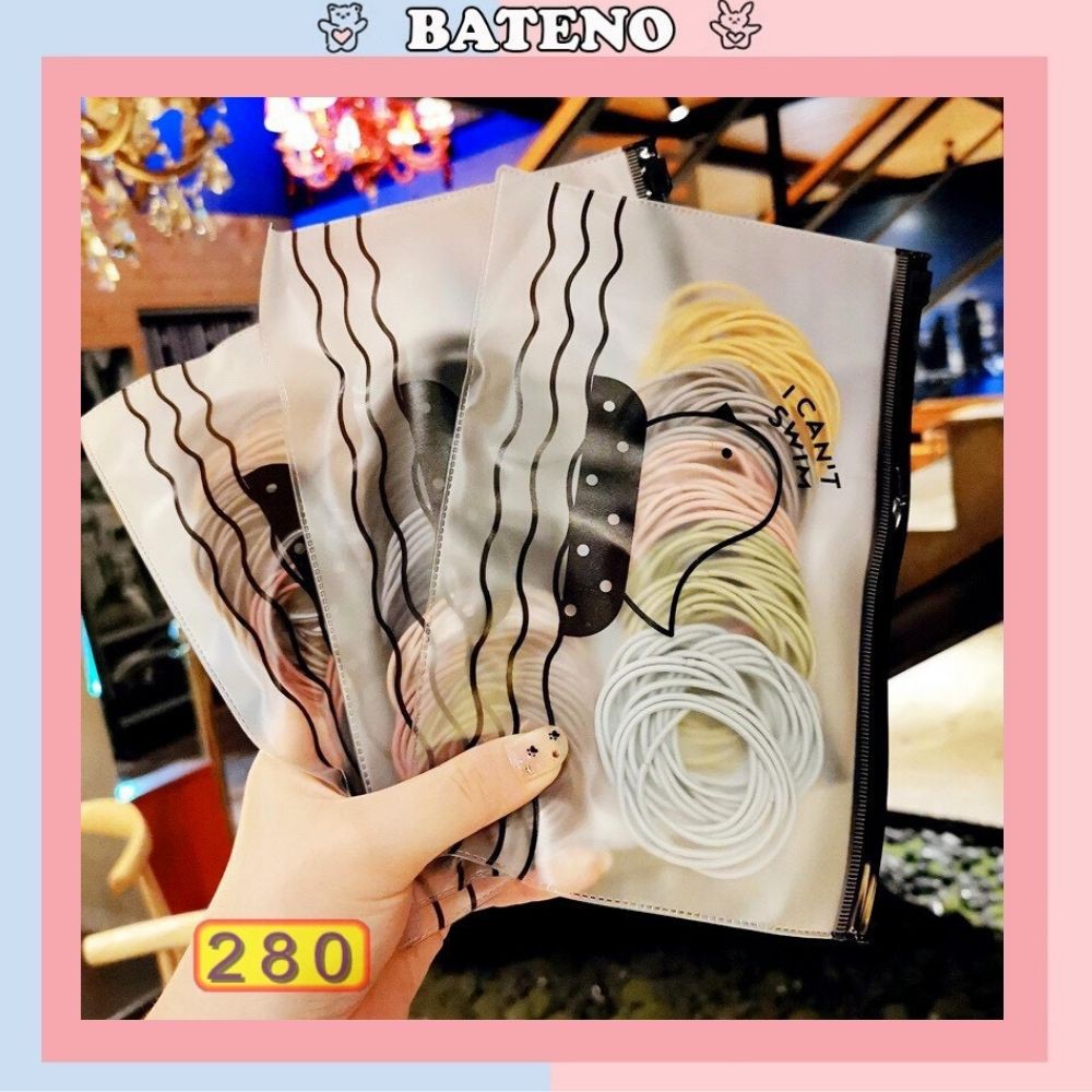 Set 50 chun túi zip mix màu SC06