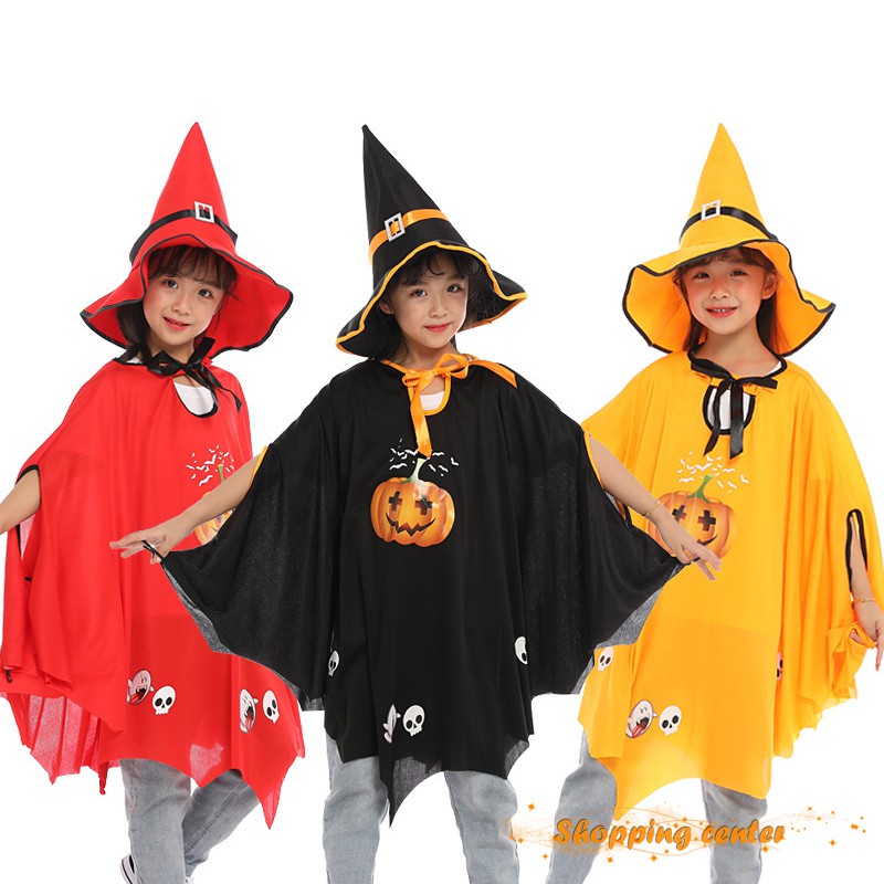 Bộ đồ hóa trang phù thủy Halloween cho bé gái