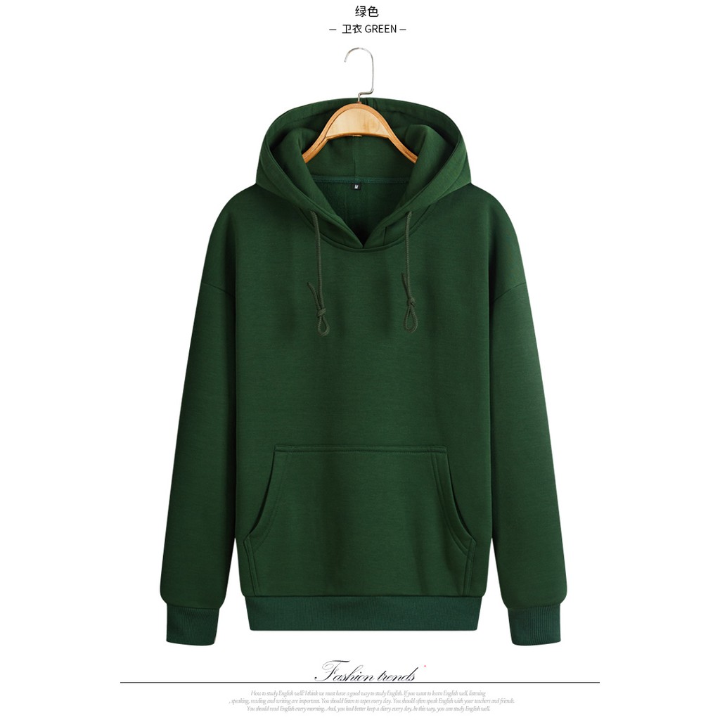 Áo hoodie thể thao có mũ cho nam thu đông 2018