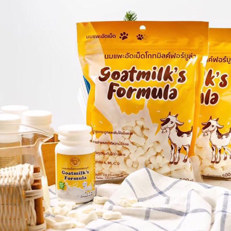 Xương Kẹo Sữa Dê Cô Đặc Goatmilk's Formula Cho Chó (Nhập khẩu Thái Lan)