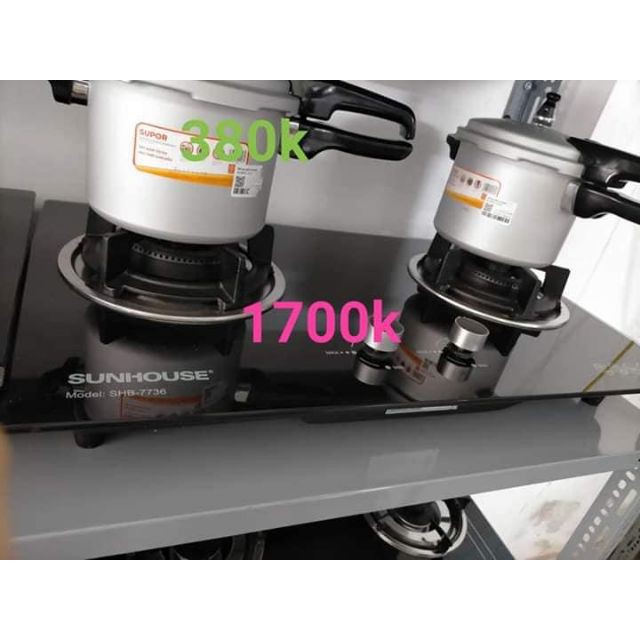 Bếp ga hàng trưng bày