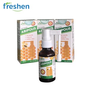 Xịt họng Abipolis – Keo ong kháng khuẩn, giảm ho, chống viêm