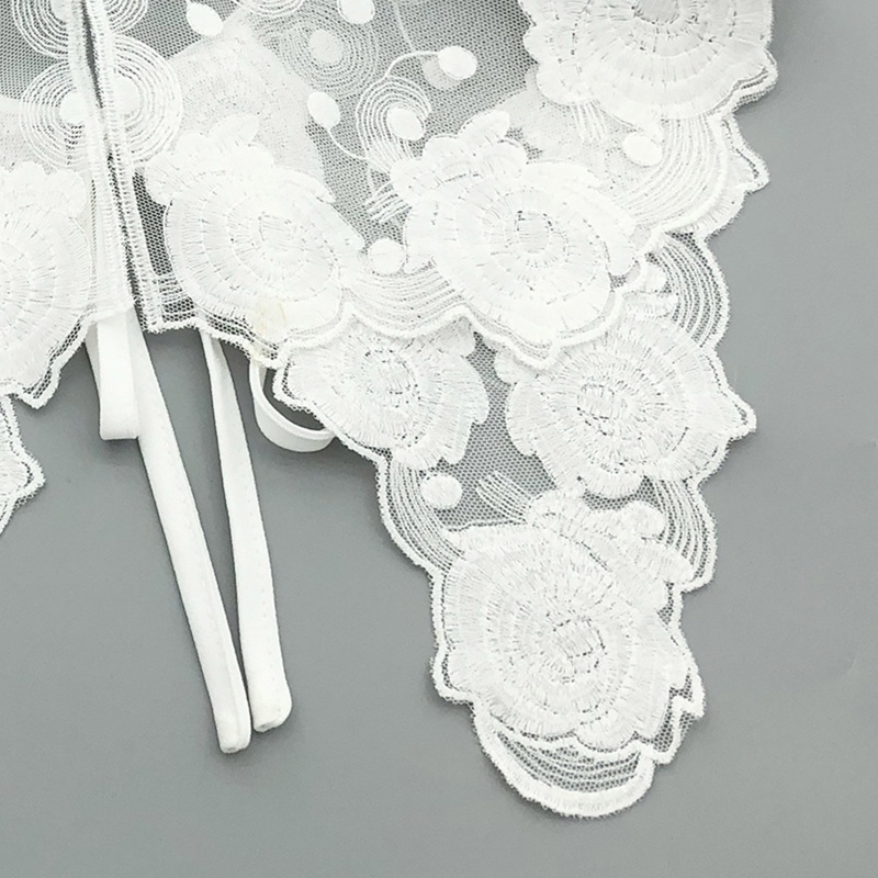 Cổ Áo Giả Thêu Hoa Có Thể Tháo Rời Tiện Dụng